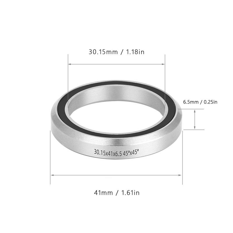 1/3/5PCS Bike Headset Steel Bearing Wear Resistance Steering Bearings 41/41.8/51/52MM Waterproof Repair Steel Parts Accessories