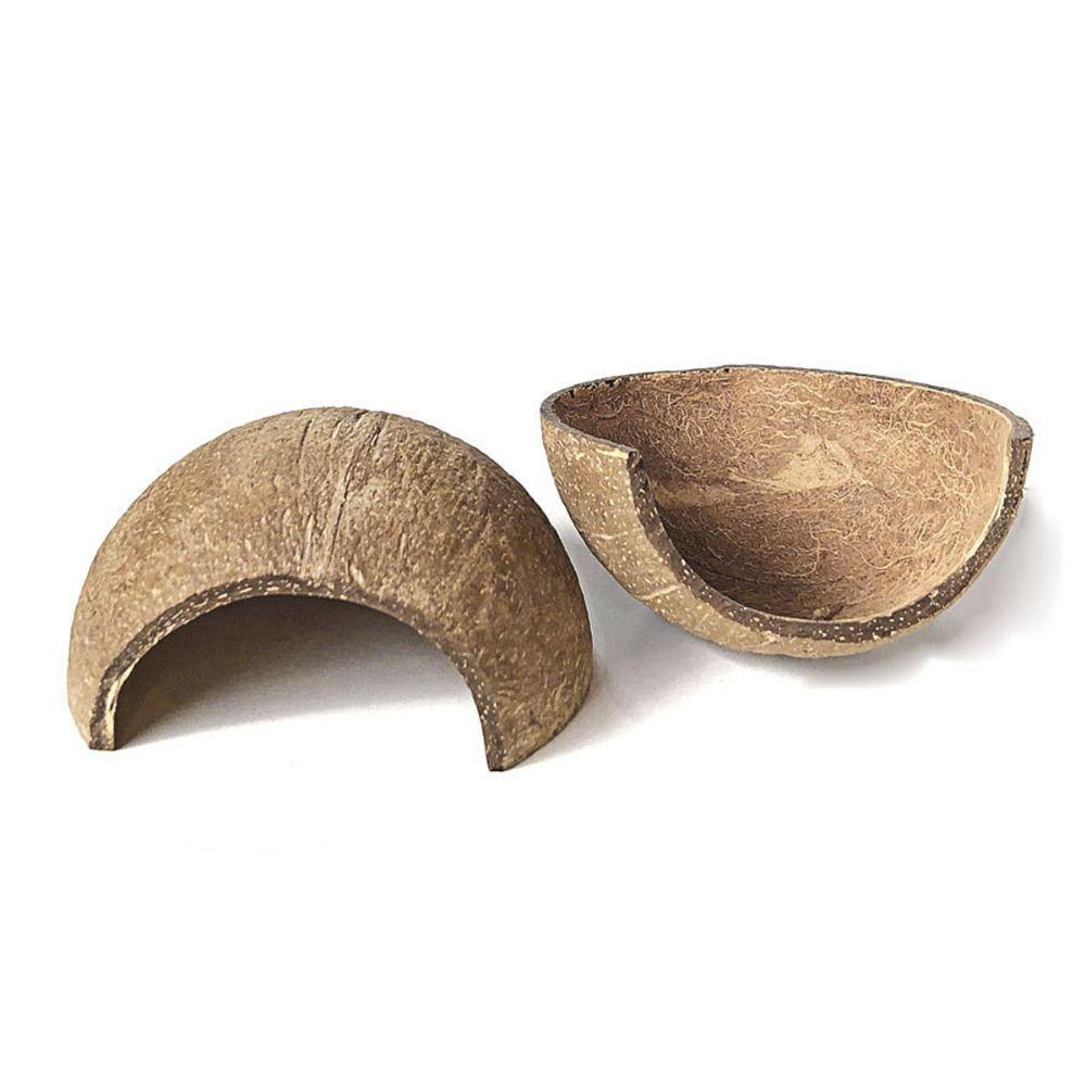 Bite-resistant Hamster Coconut Cage Natural Coconut Shell Hamster House Guinea Pig Hideout Lizards