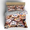 Cute Cartoon Cat Pattern Set Bedding Duvet Cover Set Duvet Cover Pillowcases (1 * Duvet Cover 2 * Pillowcases, Without Duvet Insert)