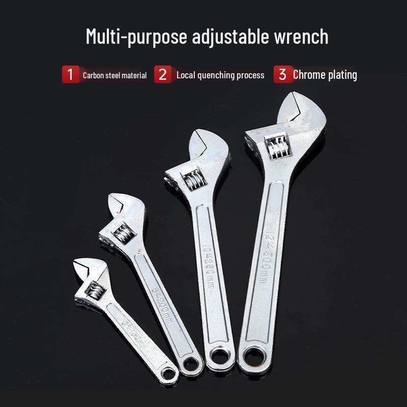 Multifunctional Adjustable Large-Opening Wrench - 6", 8", 10", 12