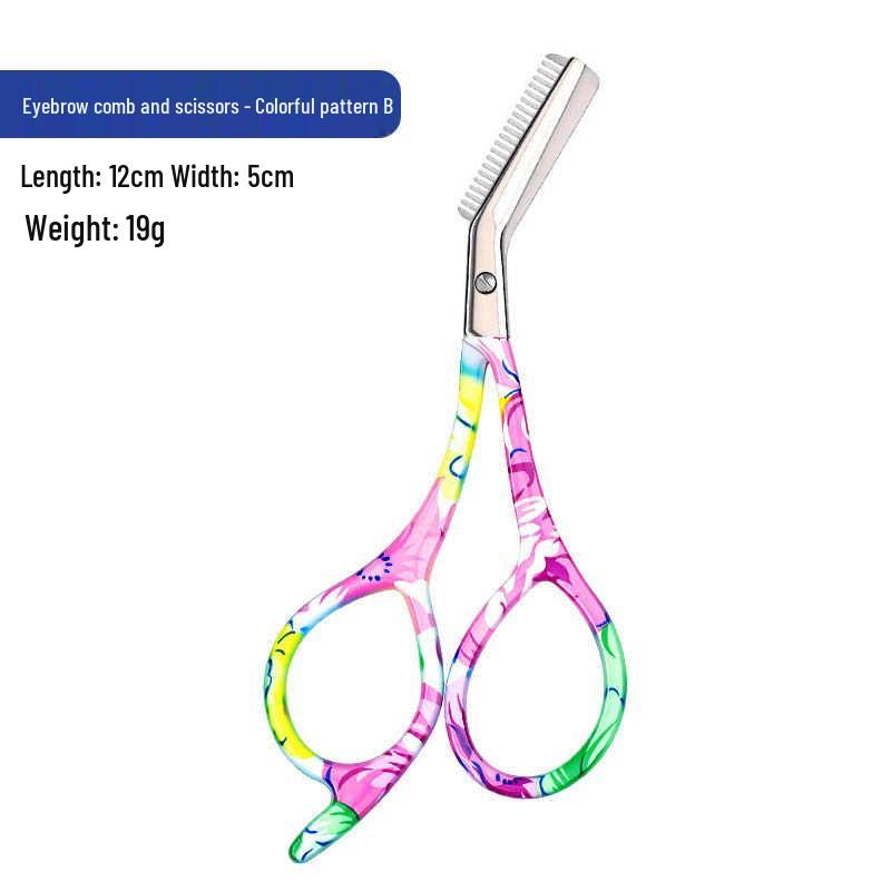 Women's Eyebrow Scissor & Razor Set with Comb