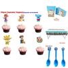 Colorful Kids Birthday Party Supplies Featuring Joyful Plates And Happy Banners