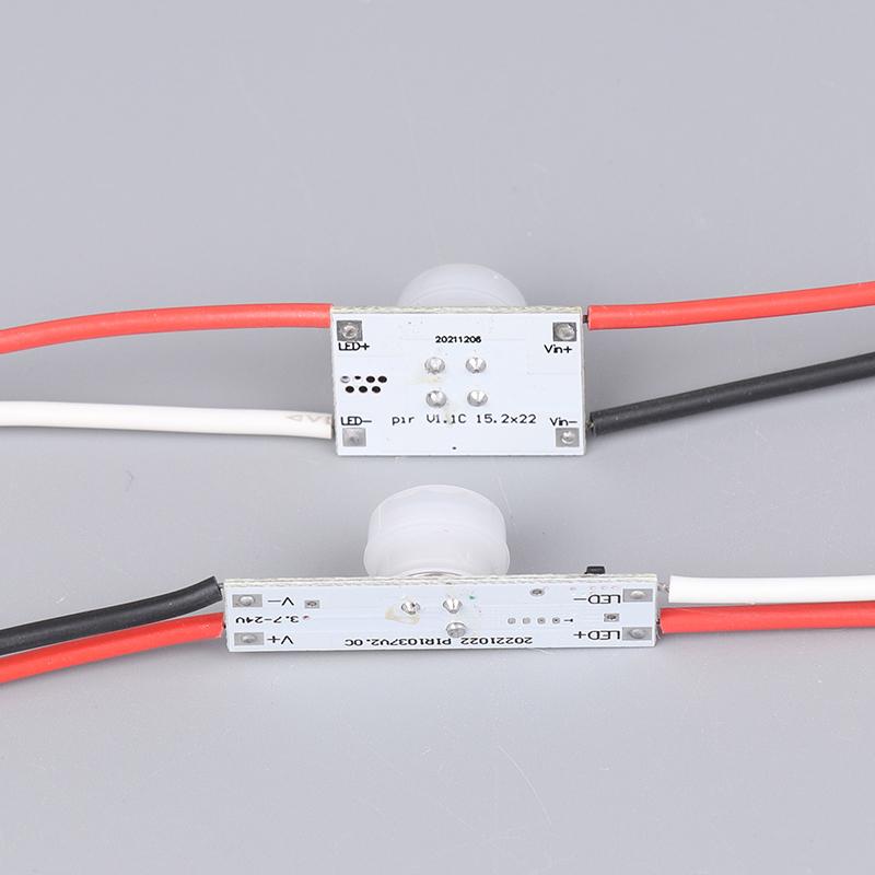 1 Stück PIR Infrarot Bewegungsmelder Schalter 5V-24V PIR Bewegungssensor DC Bewegungsmelder Timer Automatisch Ein Aus Für LED Streifen