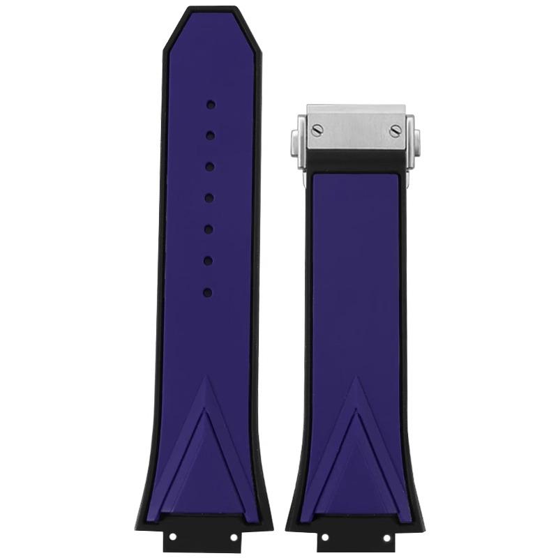 Armband für HUBLOT BIG BANG Sang Bleu Serie Silikon Herren Armband Kette Gummi Armband 29mm*17mm