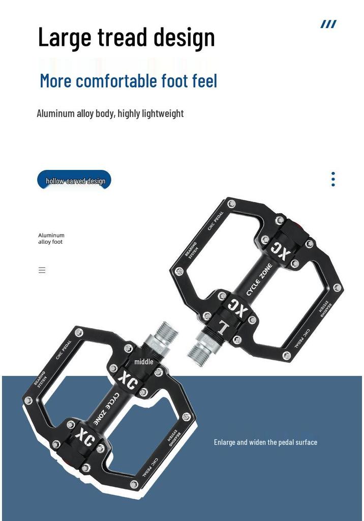 Pédales de VTT Étanche Anti-poussière en Alliage d'Aluminium