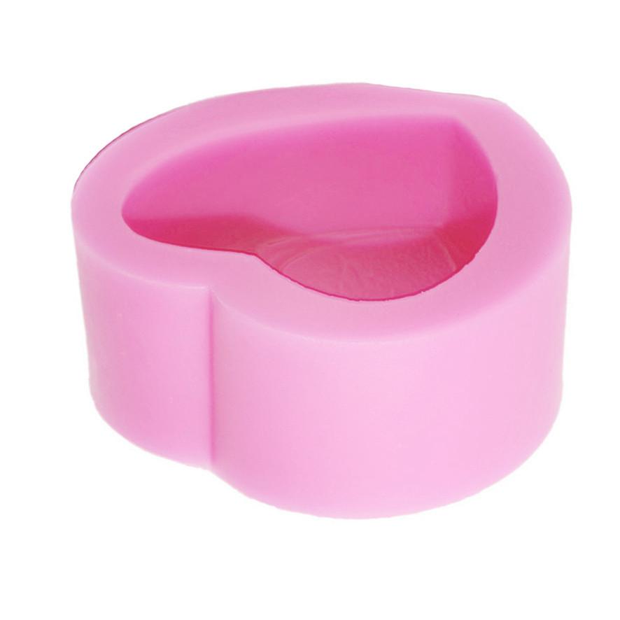 Factory Cheap Classic Popular Art Heart Roses Pattern Silicone DIY Handmade Loaf Soap Candle Ornament Mold