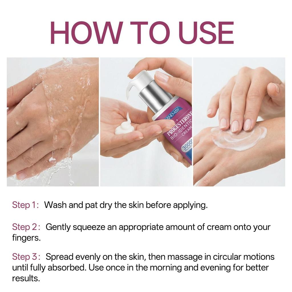 Progesterone Cream-Locks In Moisture For Long-lasting Comfort-Hydrates And Nourishes Skin-Soften Skin Texture-80g