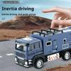 1/24 Maßstab Geländewagen Modell Miniatur Wohnmobil Spielzeug Metall Druckguss Türen Geöffnet Rückziehbar Campingwagen Modelle für Jungen