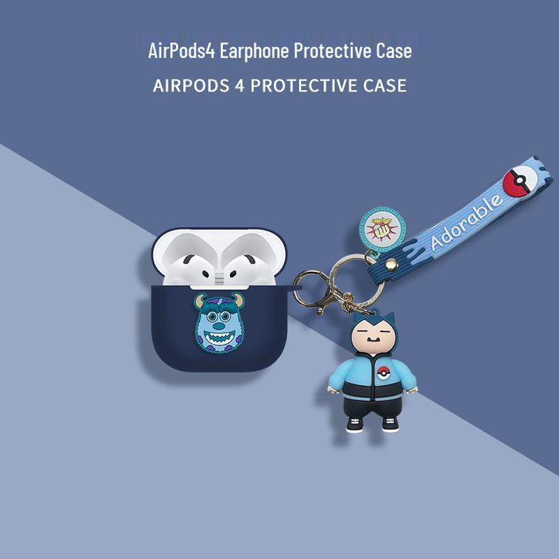 Compatible Soft Protective Case for AirPods Pro 2, AirPods 4, and AirPods 3 Earphones