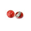Korean Geometric Round Resin Clip On Earrings Without Piercing Women Ear Jewelry Non Pierced Green Red Earcuffs