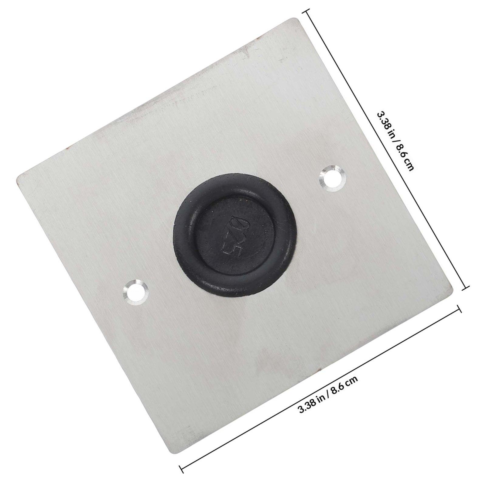 

Stainless Steel Socket Cover Blank Outlet Wall Plate Protective Decorative Toggle Switch Plates Electric Door Controller серебряный