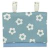 Jewelry Shop M Portable Clip Pocket Pouch for Elementary School Girls and Simple Pocket Made In Blue Flower and Daisy BL Pok Children, Pouch, Japan,