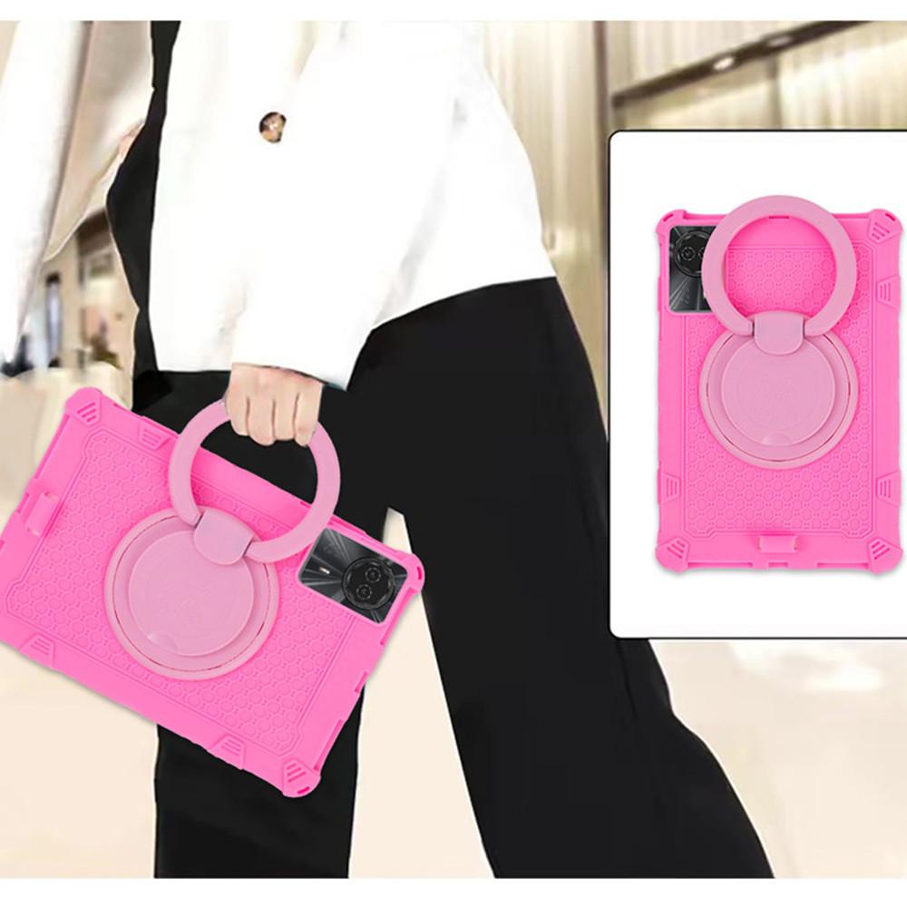 360 Rotaiting Stand Case For Doogee T30 Pro T30SE 11'' Soft Silicone Tablet Cover With Strap Pen