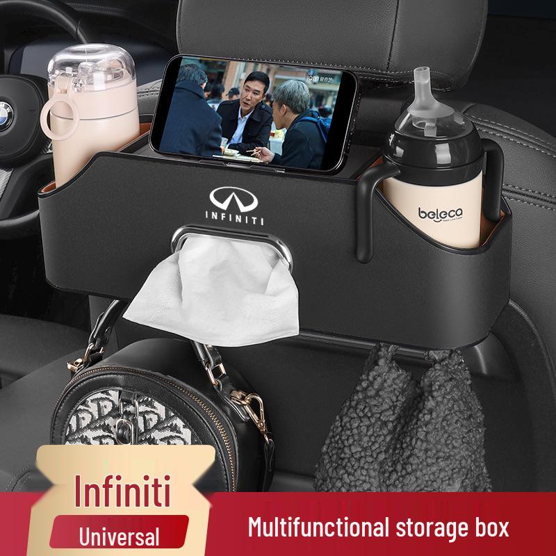 Infiniti Car Seat Back Organizer - Multi-Functional Storage Bag
