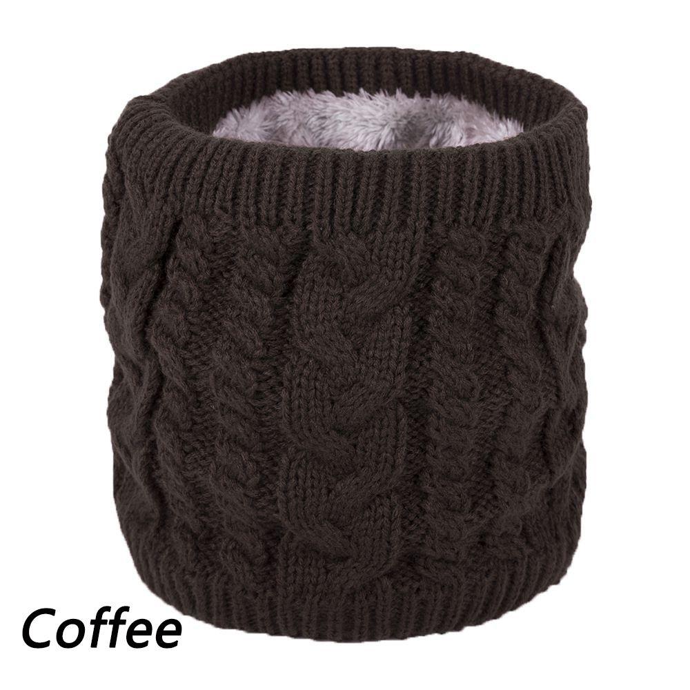 Cowl Go Out Wrap Circle Cable Thicken Scarf Neck Warmer Circle Loop Snood Shawl Brushed Knit