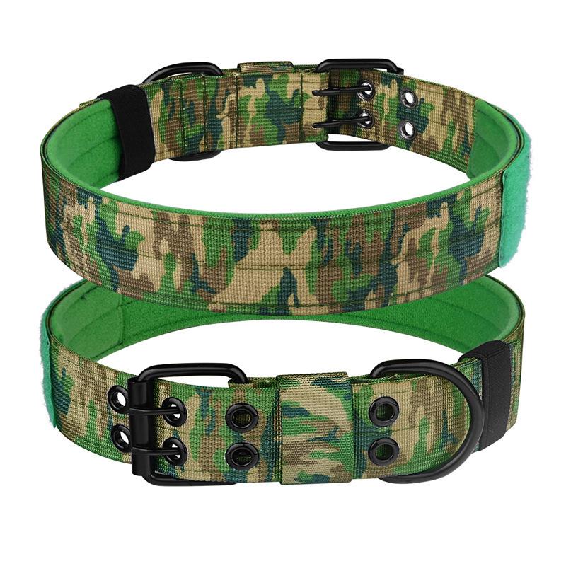 Pet tactical collar Doberman horse dog German shepherd special ring, large dog collar neck ring, strong and does not restrain the neck
