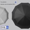 Fully Automatic 12 Bone Umbrella Enlarged Thickened and Reinforced Windproof Rainproof Portable Car-mounted Tri-fold Umbrella
