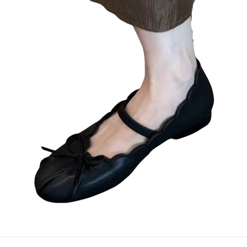 Bow Women Loafers Shoes Flats Shallow Soft Sport Shoes Autumn Sneakers 2025 New Trend Dress Designer Chaussure Femme