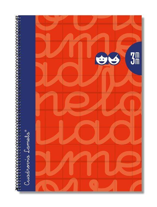 Cahier - Lamela - Rouge - A4 - 5 Unités - Couvercle rigide