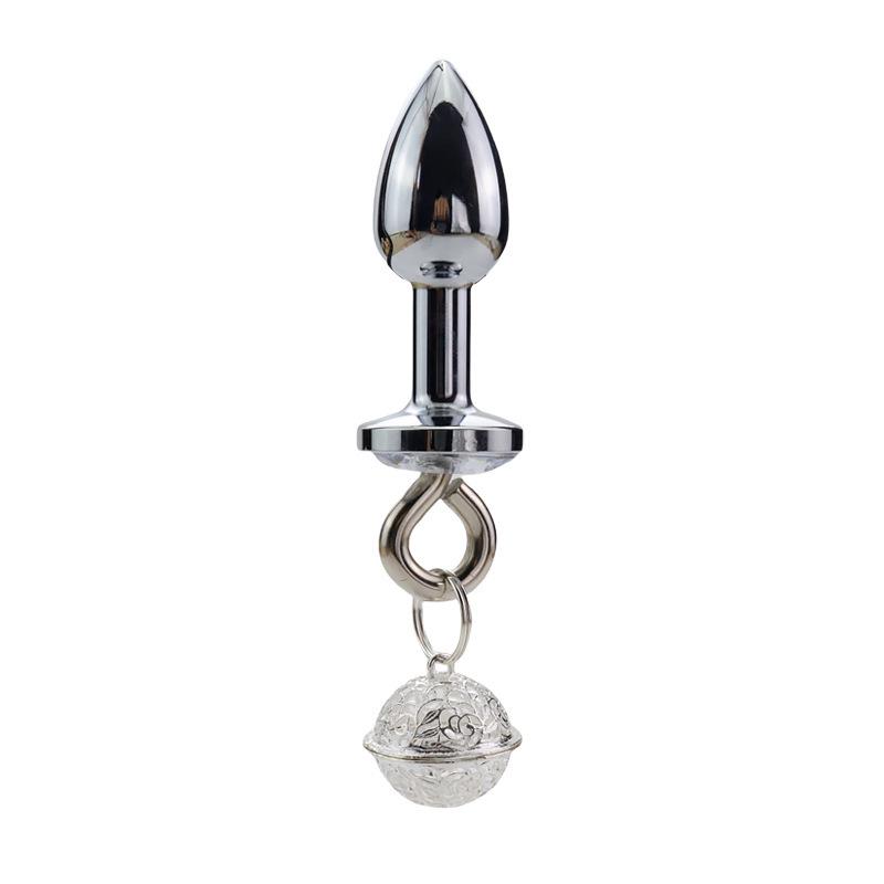 Adjustable SM Nipple Clamps & Bell Butt Plug Set for Adult Pleasure