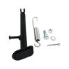 Dirt Bike Side Stand Repair Kit for PW80 PY80 Motorcycles, Complete Parking Stand Assembly with Spring Hardware for Garage Service Work Tasks