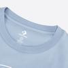 Converse T-Shirts Men's Blue Crew Neck Moderate