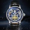 Najlepsza Marka Luksusowa Moda Biznesowa Męskie Zegarki Automatyczny Mechanizm Zegarki Mechaniczne Wodoodporny Luminous Tourbillon Zegarek na Rękę