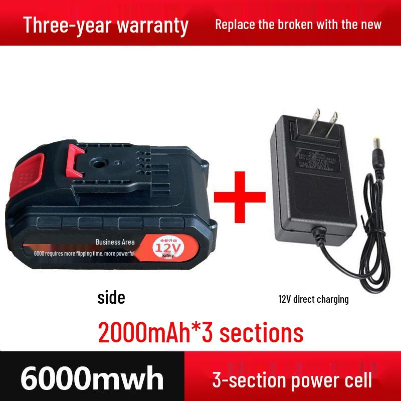 21V Rechargeable Handheld Drill with Large Capacity Lithium Battery