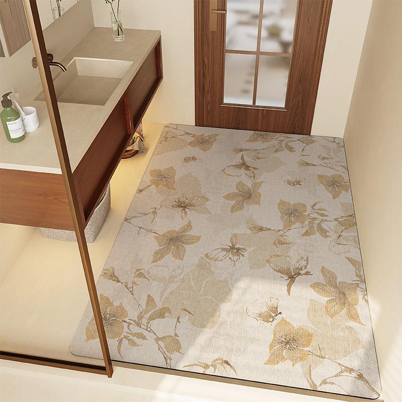 Bathroom Non Slip Floor Mat Bathroom Kitchen Floor Mat Simple Household Toilet Door Mat