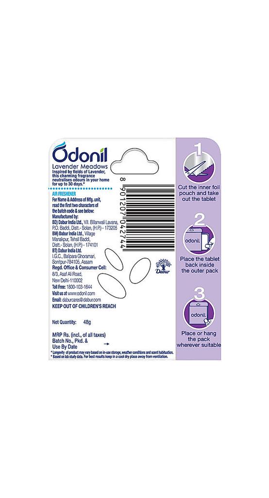 Odonil Blocks 48gm Lavender Meadow