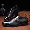 Spring and Autumn New men's leather shoes, flat, fashionable and comfortable, large-sized business casual men's shoes, loafers