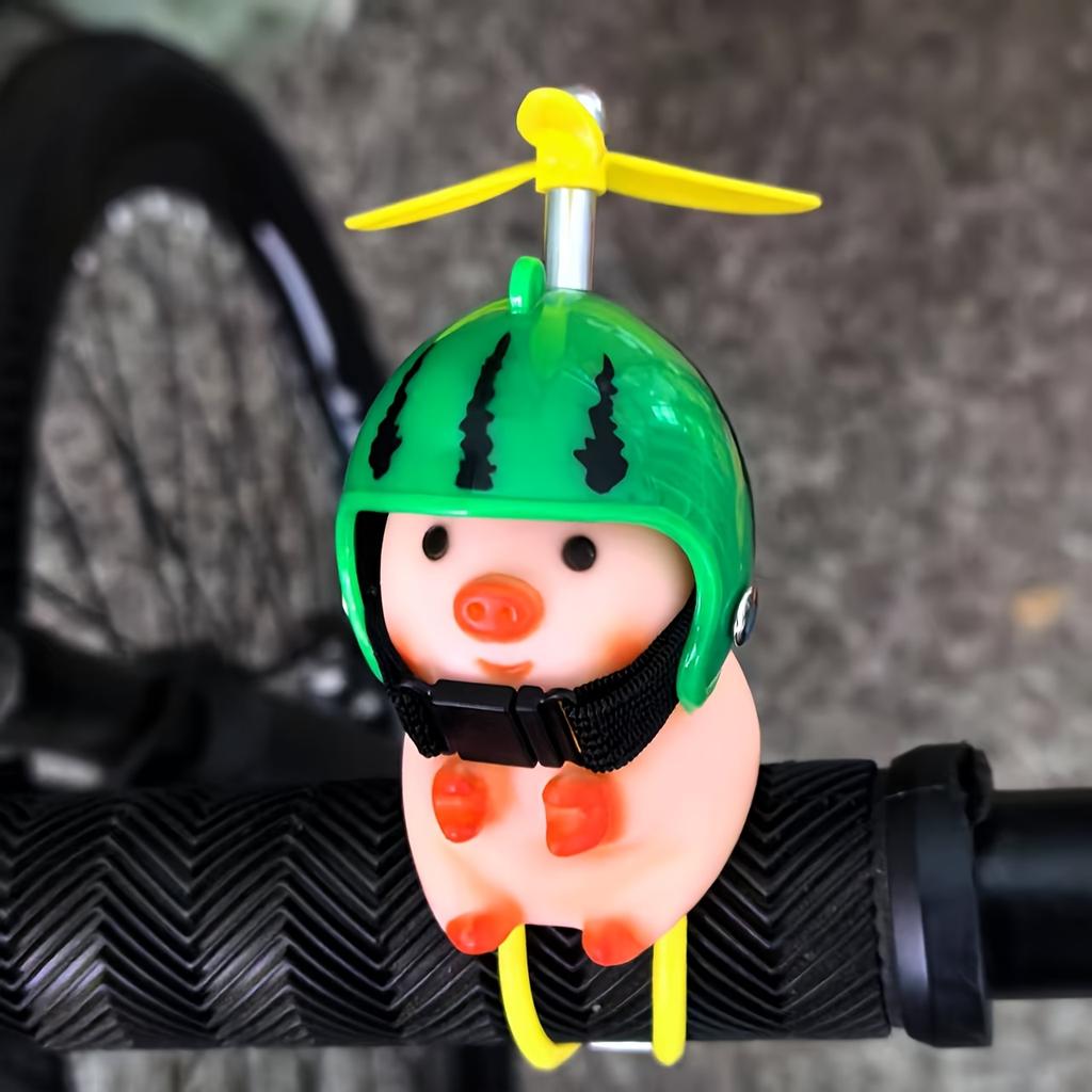 Adorable Pig and Unicorn Motorcycle Decor - Suitable for Bicycle and Mountain Bike Handlebar Hanging, Creative Number 8 Pool Design, Top Choice for Fr