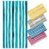 Summer Striped Beach Towel Microfiber Absorbent Soft Bath Shower Towels Quick-drying for Adults Bathroom Spa Swim 80x160cm