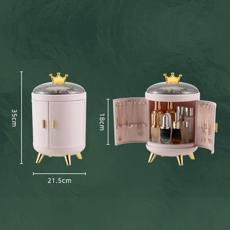 Schreibtisch-Aufbewahrungsbox Kosmetik-Aufbewahrungsbox Halskettenbox Lippenstift-Displaybox Schmuck Schreibtischdekoration Multifunktionale Accessoires