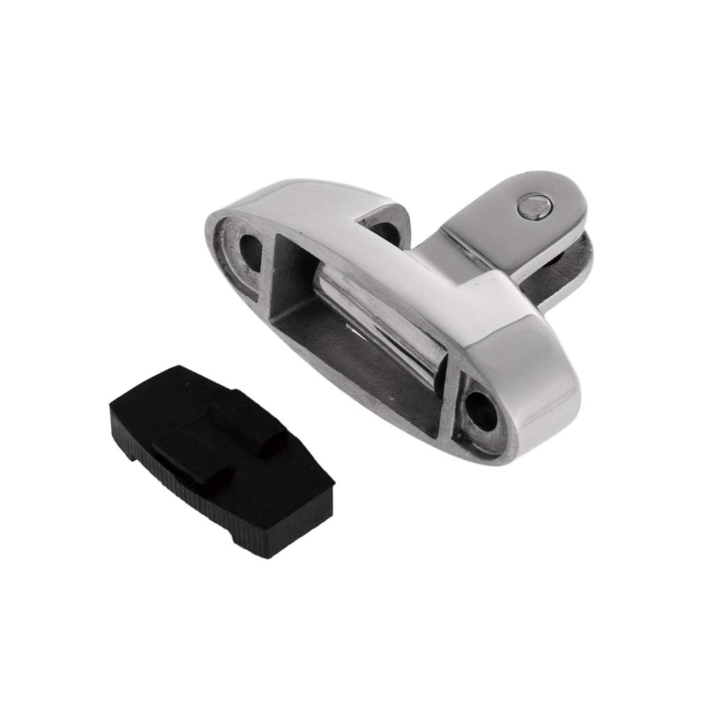 SHENGHUI Pair Boat Bimini Top Deck Swivel Hinges Side Mount Stainless Steel 316 Marine