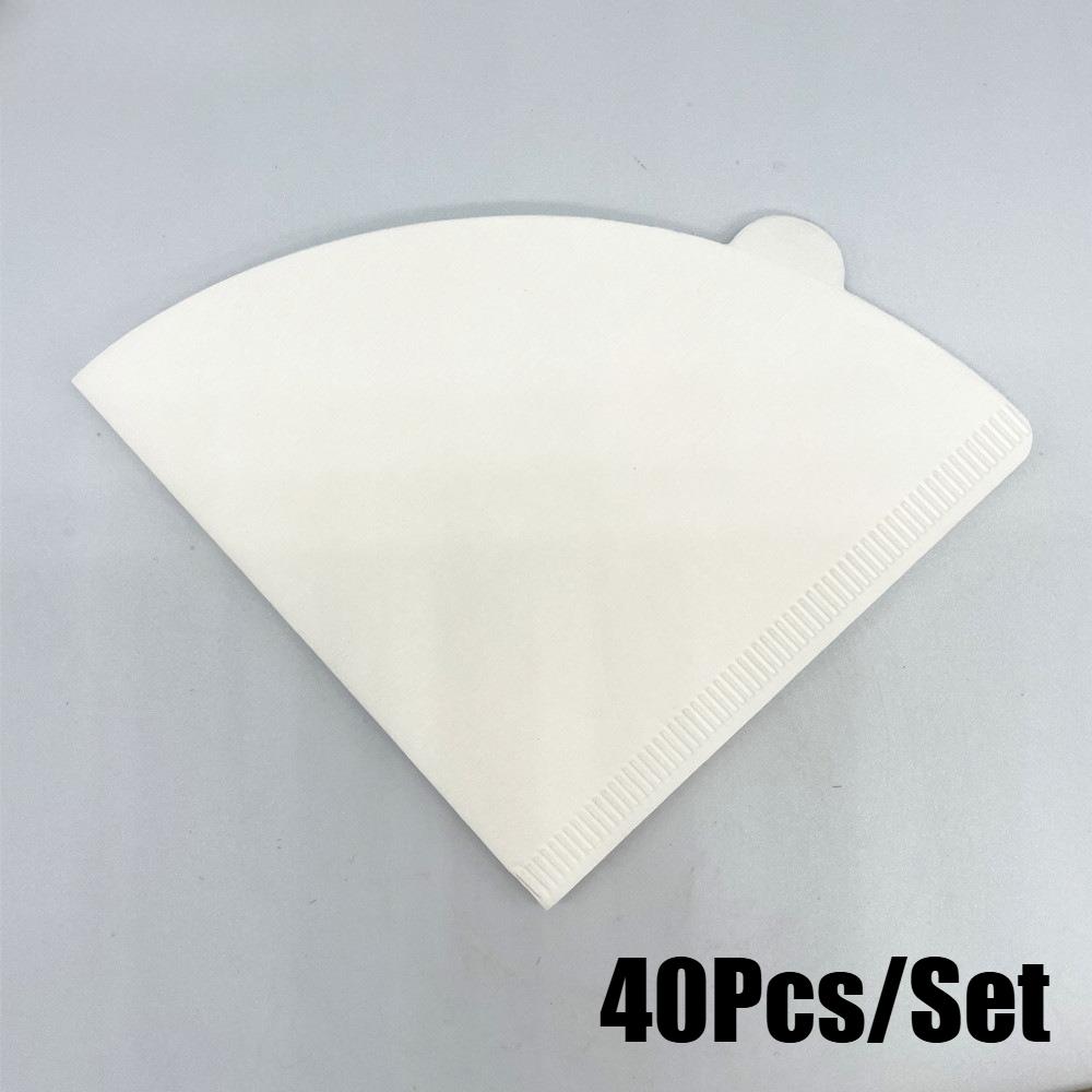 Coffee Filter Paper White Disposable Coffee Drip Paper Wood Pulp Cone Shape Beer Machines Coffee Machines Filter