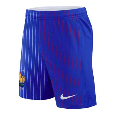FFF 2024 Estádio Fora de Casa Macio Confortável Absorvente de Umidade Elástico Cintura Média Corte Justo Calças de Futebol Masculinas Calças Azul Brilhante FJ4294-452