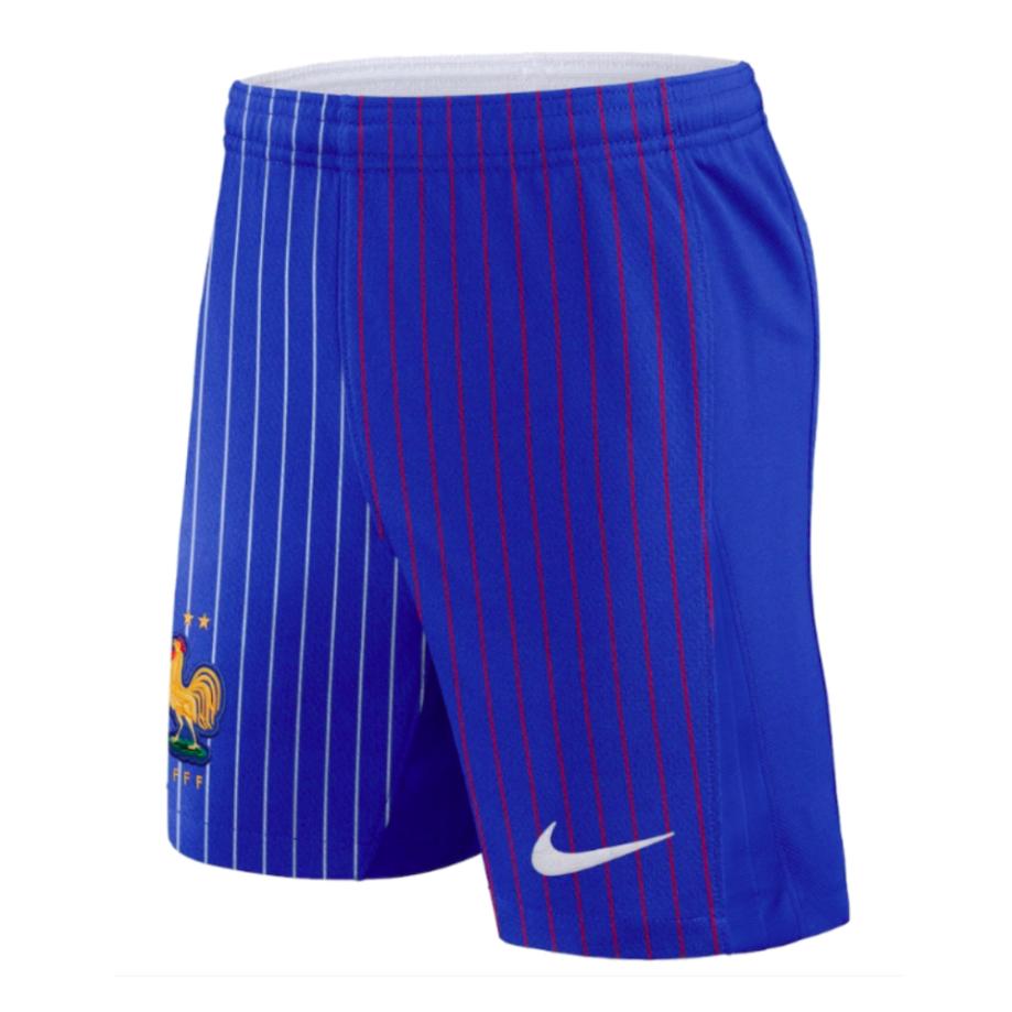 Nike FFF 2024 Stadium Away Soft Comfortable Moisture-Wicking Elastic Mid-Rise Slim Fit Soccer Pants Men Bottoms Bright-Blue FJ4294-452