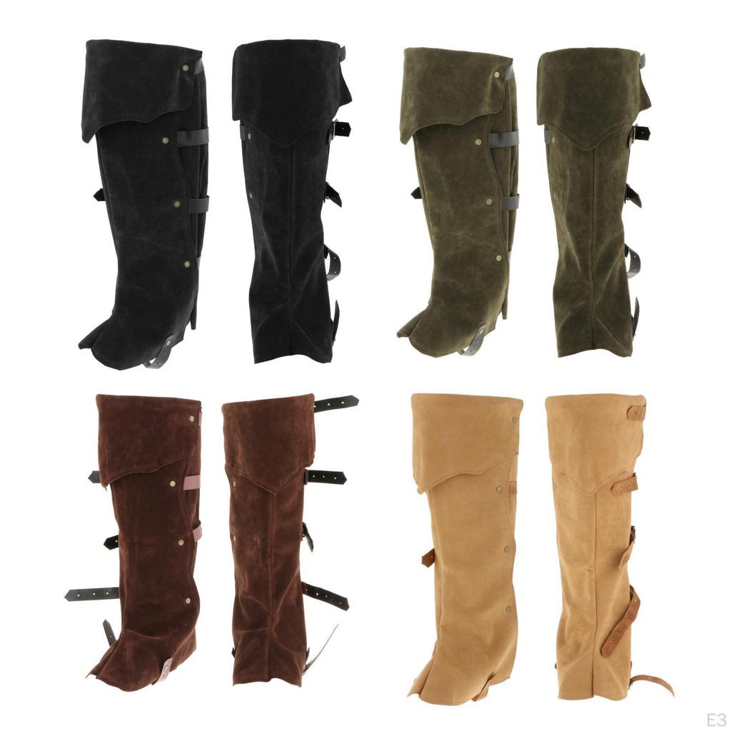 Boot Covers for Pirate Cosplay Adults PU