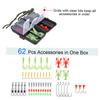 Fishing Rod Reel Combo Full Kit 1.5m Telescopic Fishing Rod Spinning Reel Set with Hooks Soft Lures Barrel Swivels