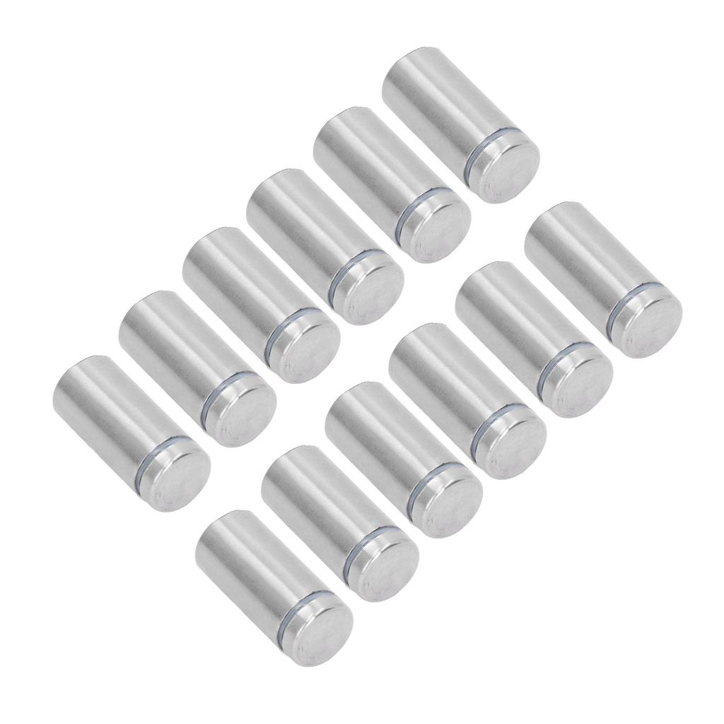 12Pcs Standoff Screws Stainless Steel Wall Sign Advertising Hardware Nail for Acrylic 19x40mm