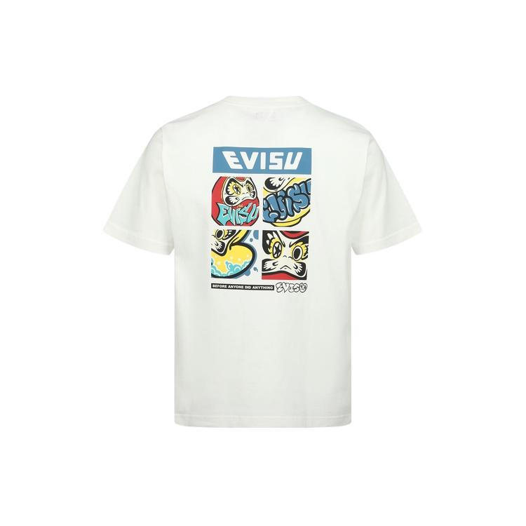 Evisu T-Shirts Men's Crew Neck Moderate Straight Fit 2ESHTM3TS517XXCT