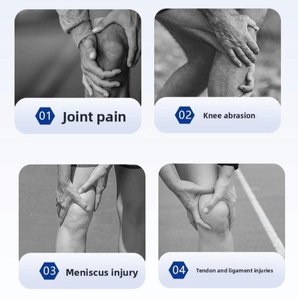 Elastic Knee Support Braces Knee Pads Breathable Elastic Sport Bandage Compression Injuries Protection Knee Protector