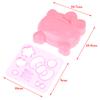 1 Set Cartone Animato Forma Gatto Kt Silicone Stampo per Palla di Riso Stampini per Goffratura Bento Strumento Fai da Te