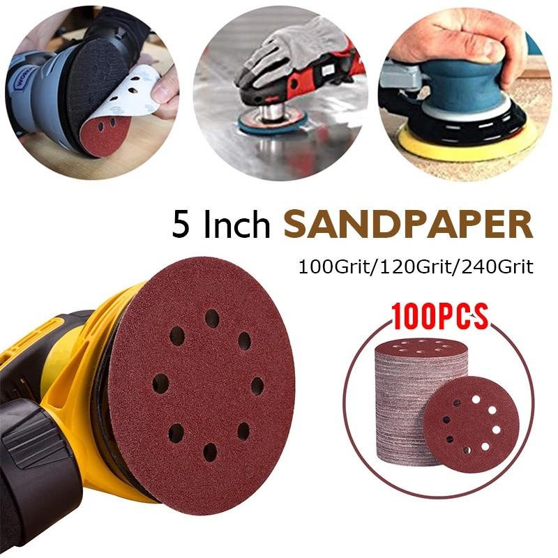 300W 5 Inch 6 Speed Regulation Polishing Sanding Machine Portable Car Polisher Random Orbital Air Sander