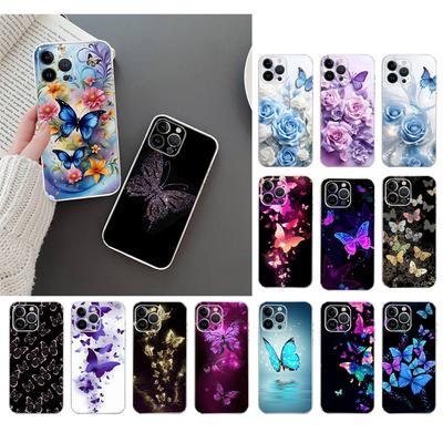 Handyhülle Für iphone 17ProMax Air 16 15 14 13 Pro Max 15 16 Pro 15Plus Schmetterling