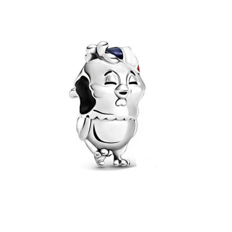 New Copper Double Color Frog Owl Bear Sparkling Claws Exquisite Charm Fit For Original Bracelet Diy Jewelry Accessories