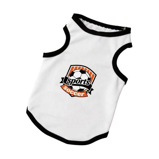 Pet Sleeveless T-Shirt Round Tank Top Neck Pet Breathable