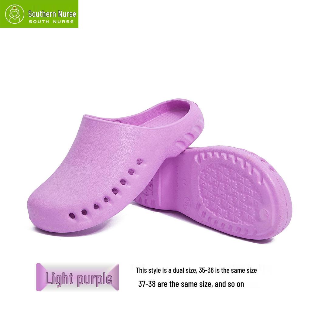 Non-Slip Closed Toe Surgical Slippers: Lab & Operating Room Protective Footwear for Nurses