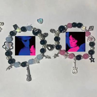 ¿A quién le importa realmente? Pulseras a juego para chicas de TV Estética de Pareja 1 UNIDAD